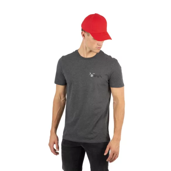 KP188 - Sapca din bumbac - 6 panele - SANDWICH PEAK - [Dark Grey]
