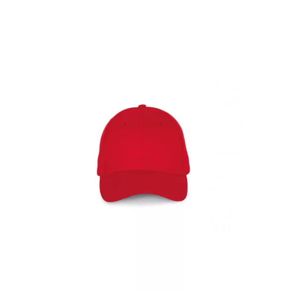 KP188 - Sapca din bumbac - 6 panele - SANDWICH PEAK - [Red]