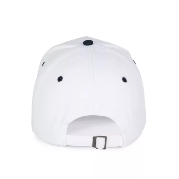 KP188 - Sapca din bumbac - 6 panele - SANDWICH PEAK - [White/Navy]