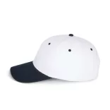 KP188 - Sapca din bumbac - 6 panele - SANDWICH PEAK - [White/Navy]