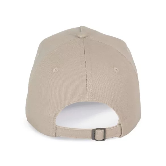 KP189 - Sapca din bumbac - 5 panele - SANDWICH PEAK - [Beige/White]