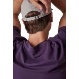KP189 - Sapca din bumbac - 5 panele - SANDWICH PEAK - [Red/White]