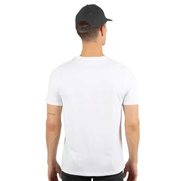 KP189 - Sapca din bumbac - 5 panele - SANDWICH PEAK - [White/Navy]