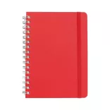 Agenda nedatata cu spira COMO - 15 x 21 cm [rosu]