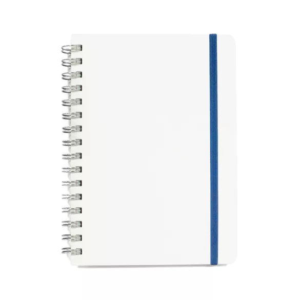 Agenda nedatata cu spira COMO - 15 x 21 cm [alb]