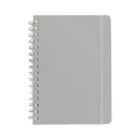 Agenda nedatata cu spira COMO - 15 x 21 cm [gri]