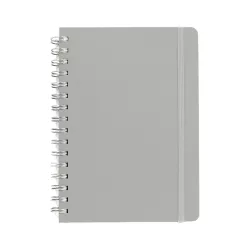 Agenda nedatata cu spira COMO - 15 x 21 cm [gri]