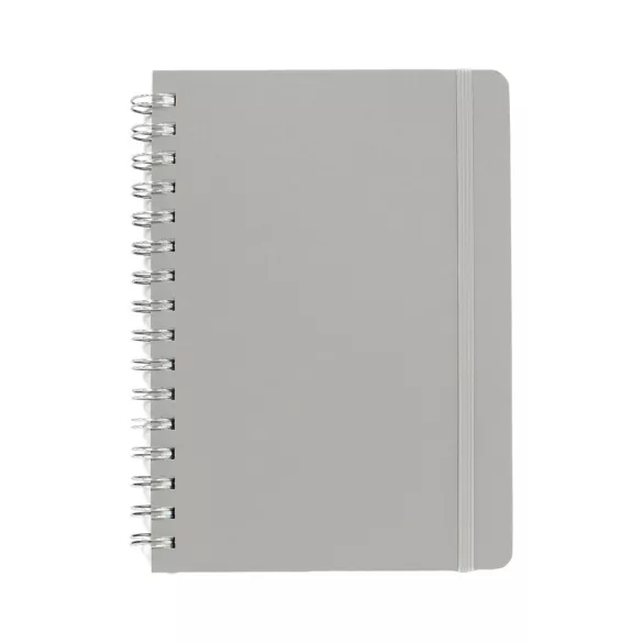 Agenda nedatata cu spira COMO - 15 x 21 cm [gri]