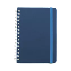 Agenda nedatata cu spira COMO - 15 x 21 cm [albastru]