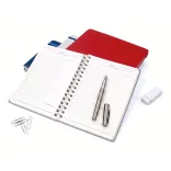 Agenda nedatata cu spira COMO - 15 x 21 cm [albastru]