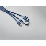 MO2141-85 - Cablu de incarcare 4 in 1 tip C - BLUE