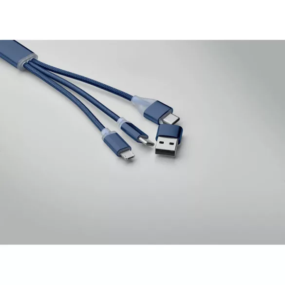 MO2141-85 - Cablu de incarcare 4 in 1 tip C - BLUE