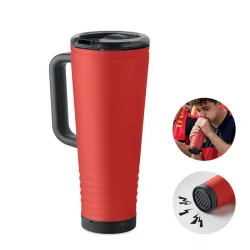   MO2995-05 - Cana termoizolanta perete dublu cu dispozitiv zgomot suporteri  - 700 ml - HOWLER CUP
