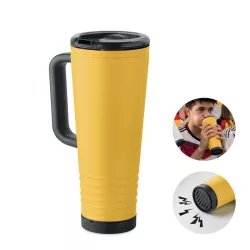   MO2995-08 - Cana termoizolanta perete dublu cu dispozitiv zgomot suporteri  - 700 ml - HOWLER CUP