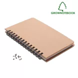 MO6225-13 - Caiet A5 cu seminte pin - GROWNOTEBOOK™