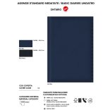 Agenda 2026 nedatata - Ontario - 15 x 21 cm [Antracit]