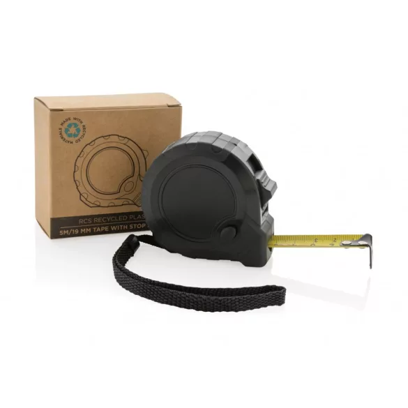 P112131-Ruleta-cu-buton-de-stop-din-RPET-reciclat-RCS-5M-19mm