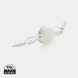 P302.663 - Cablu retractabil 6 in 1 din pastic reciclat