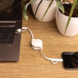 P302.663 - Cablu retractabil 6 in 1 din pastic reciclat