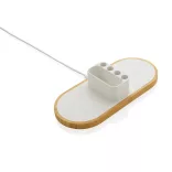 P308423-Incarcator-wireless-dublu-10W-din-RPET-reciclat-RCS-Ontario