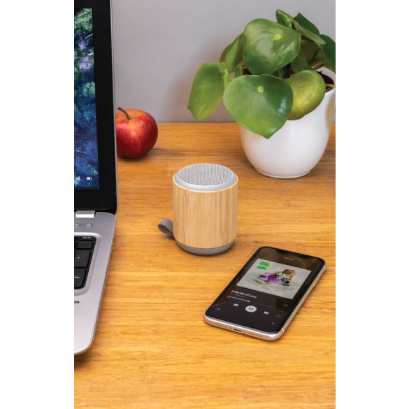 P329379-Boxa-wireless-3W-din-bambus-si-tesatura