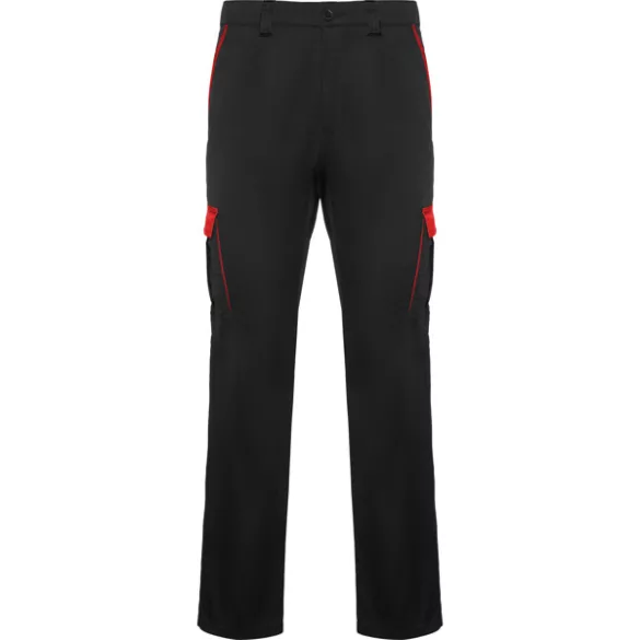 PA8408 - Pantaloni lungi - TROOPER - [Negru/Rosu]