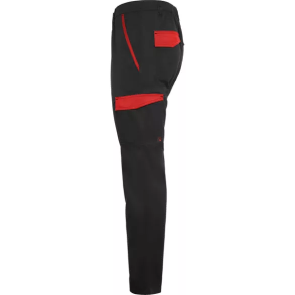 PA8408 - Pantaloni lungi - TROOPER - [Negru/Rosu]