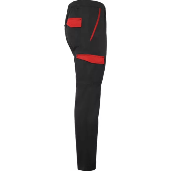PA8408 - Pantaloni lungi - TROOPER - [Negru/Rosu]