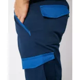 PA8408 - Pantaloni lungi - TROOPER - [Negru/Rosu]