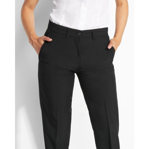 PA9251 - Pantaloni lungi dama - WAITRESS - [Negru]