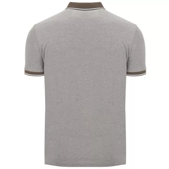 PO0395 - Tricou polo - BOWIE - [Verde militar inchis melanj]