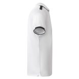 PO0402 - Tricou polo tehnic adulti - TAMIL - [Alb/Negru]