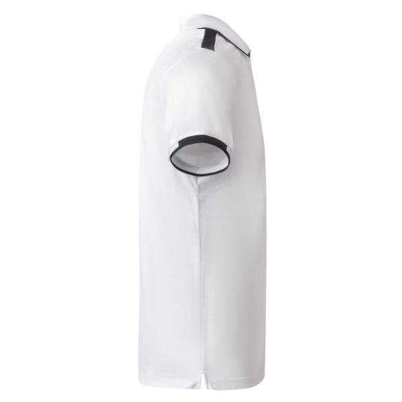 PO0402 - Tricou polo tehnic adulti - TAMIL - [Alb/Negru]