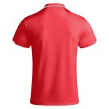 PO0402 - Tricou polo tehnic adulti - TAMIL - [Rosu/Alb]