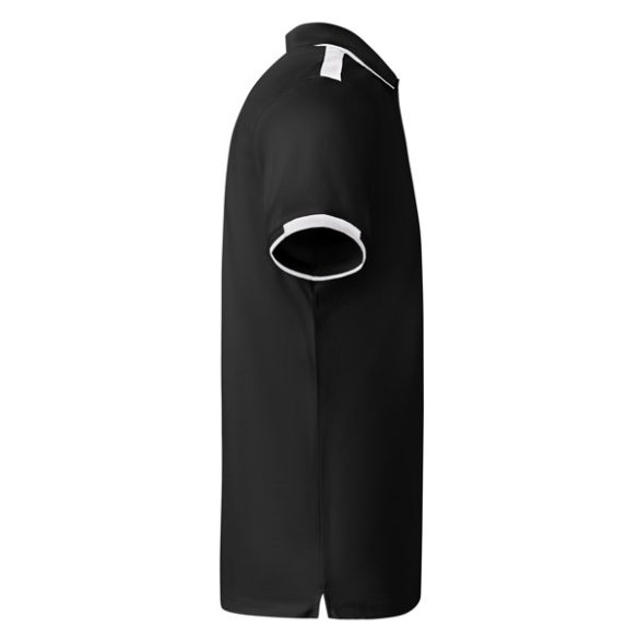 PO0402 - Tricou polo tehnic copii - TAMIL - [Negru/Alb]