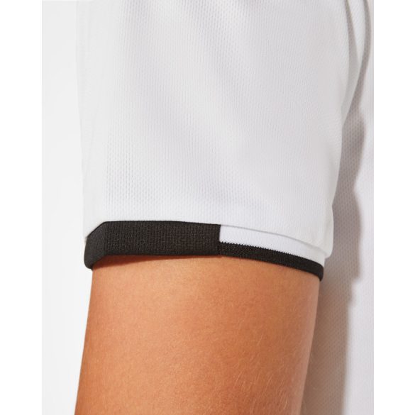 PO0402 - Tricou polo tehnic copii - TAMIL - [Negru/Alb]