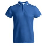 PO0402 - Tricou polo tehnic copii - TAMIL - [Albastru royal/Alb]