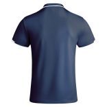 PO0402 - Tricou polo tehnic copii - TAMIL - [Bleumarin/Alb]