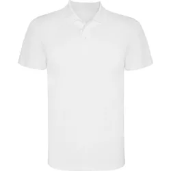 PO0404 - Tricou polo tehnic adulti - MONZHA - [Alb]