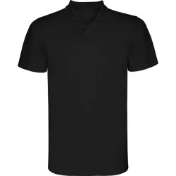 PO0404 - Tricou polo tehnic adulti - MONZHA - [Negru]