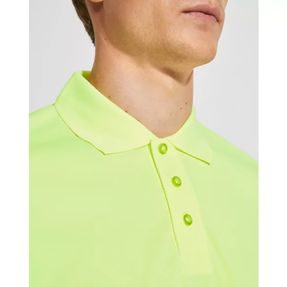 PO0404 - Tricou polo tehnic adulti - MONZHA - [Galben fluorescent]