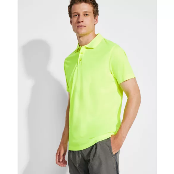 PO0404 - Tricou polo tehnic adulti - MONZHA - [Galben fluorescent]