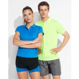 PO0404 - Tricou polo tehnic adulti - MONZHA - [Galben fluorescent]
