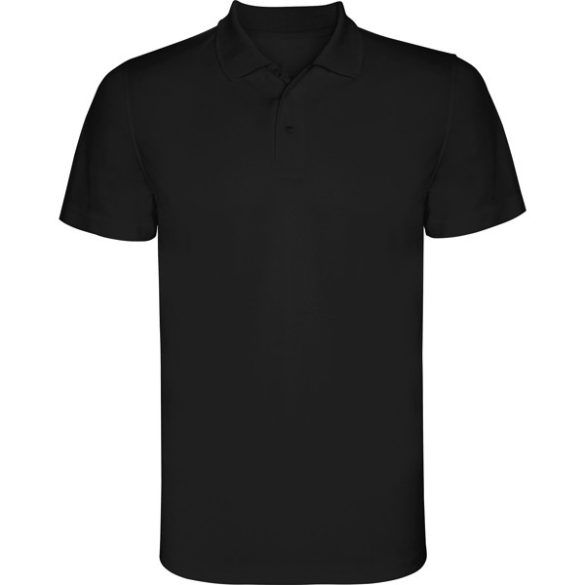 PO0404 - Tricou polo tehnic copii - MONZHA - [Negru]