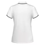 PO0409 - Tricou polo tehnic - TAMIL WOMAN - [Alb/Negru]