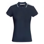 PO0409 - Tricou polo tehnic - TAMIL WOMAN - [Bleumarin/Alb]