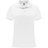 PO0410 - Tricou polo tehnic dama - MONZHA WOMAN - [Alb]