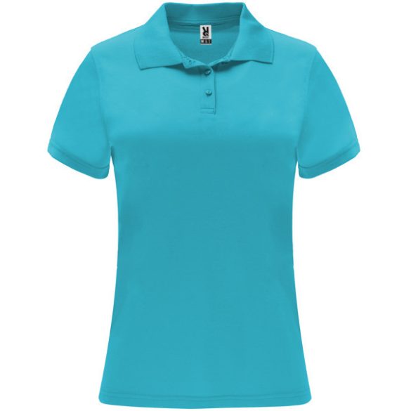 PO0410 - Tricou polo tehnic dama - MONZHA WOMAN - [Turcoaz]