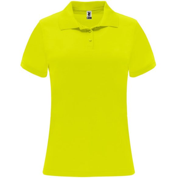 PO0410 - Tricou polo tehnic dama - MONZHA WOMAN - [Galben fluorescent]