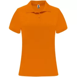   PO0410 - Tricou polo tehnic dama - MONZHA WOMAN - [Portocaliu fluorescent]